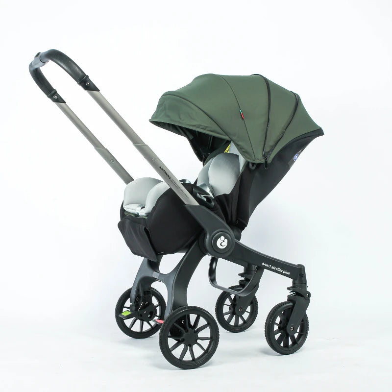 Loobie 4-in-1 Multifunctionele Kinderwagen met Autostoeltje | Opvouwbaar & Draagbaar