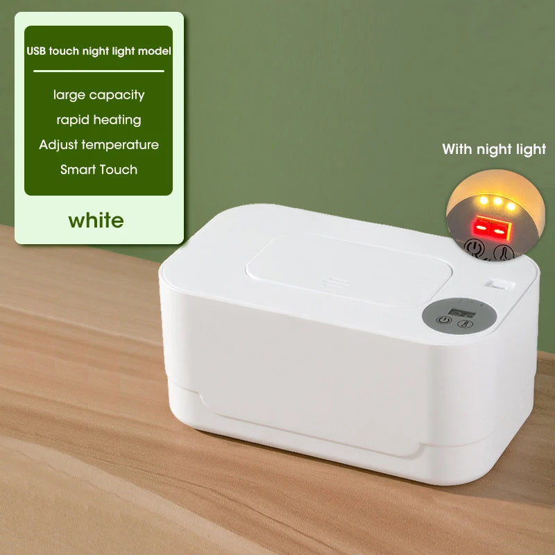 Babydoekjesverwarmer met LED Display - Warme Doekjes voor Comfortabele Verzorging