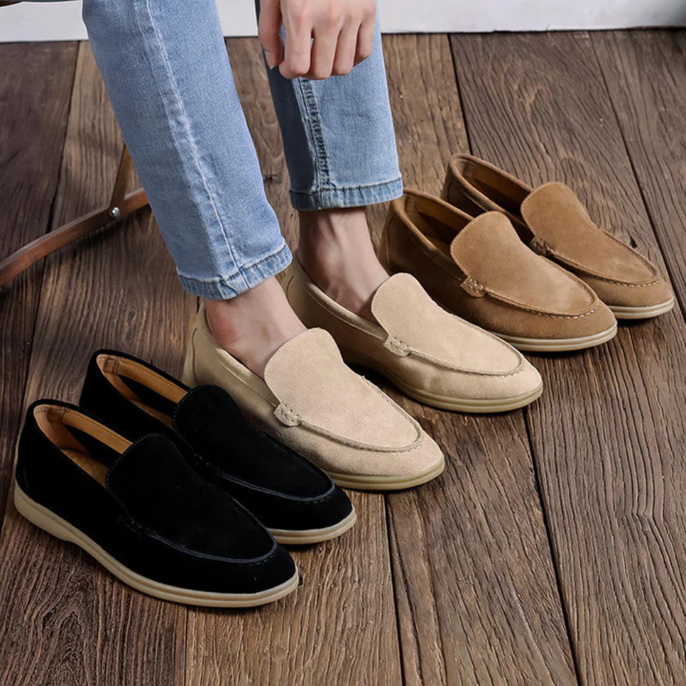 BAPTISTE | Mocassins en suède premium