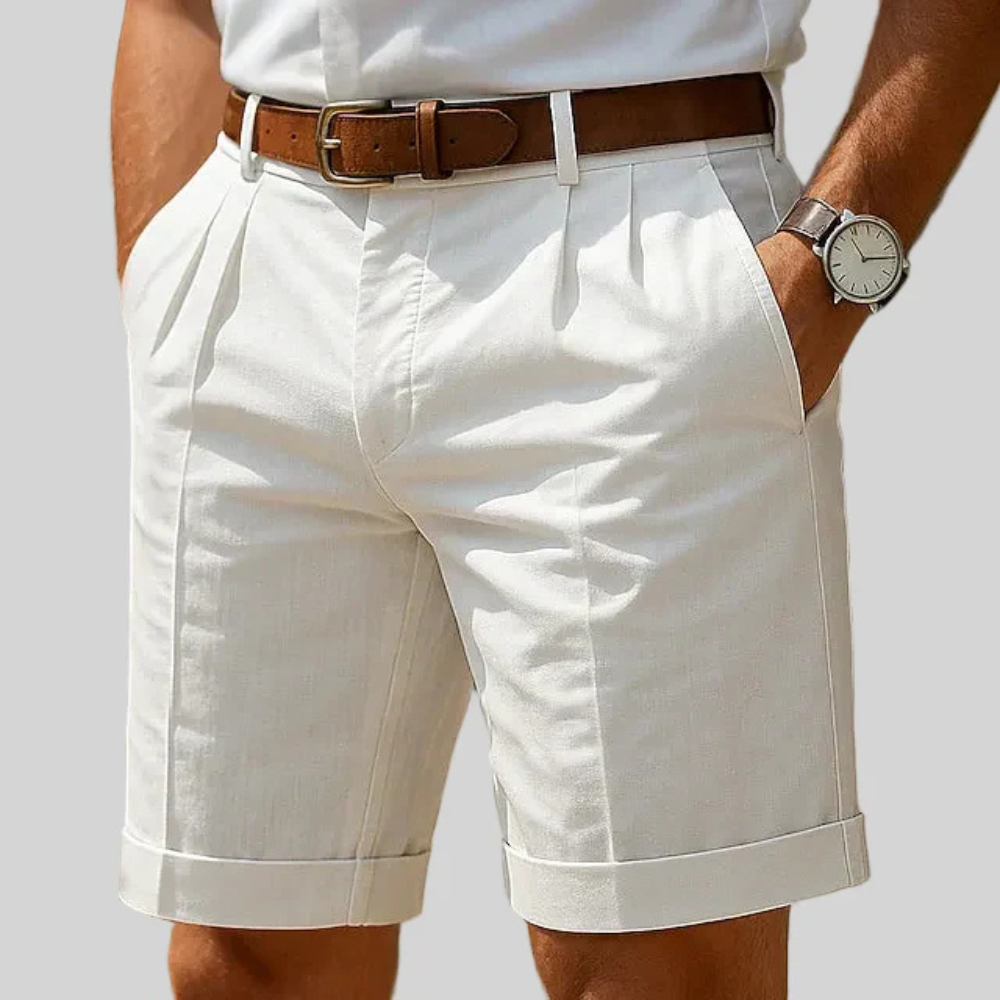 LOUIS | Short d'été plissé pour hommes