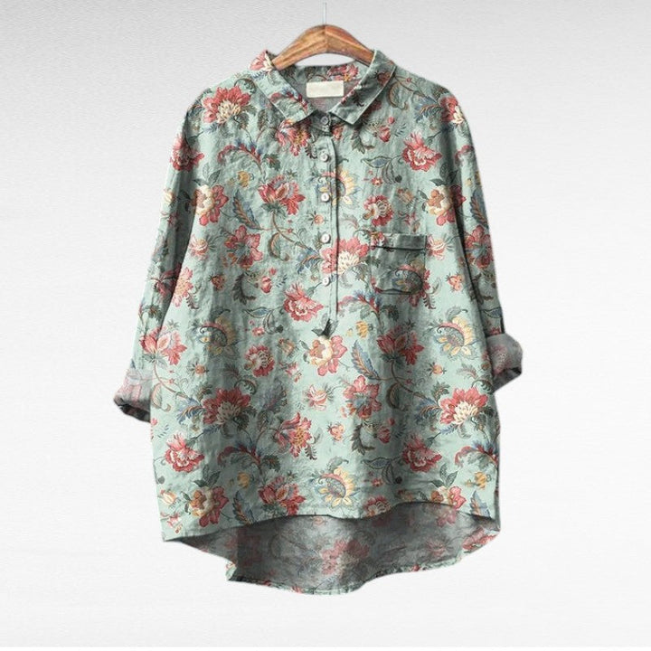 ELARA | Élégante Blouse Vintage