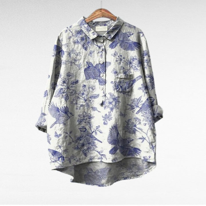 ELARA | Élégante Blouse Vintage