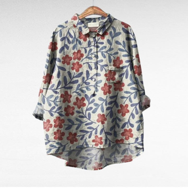 ELARA | Élégante Blouse Vintage