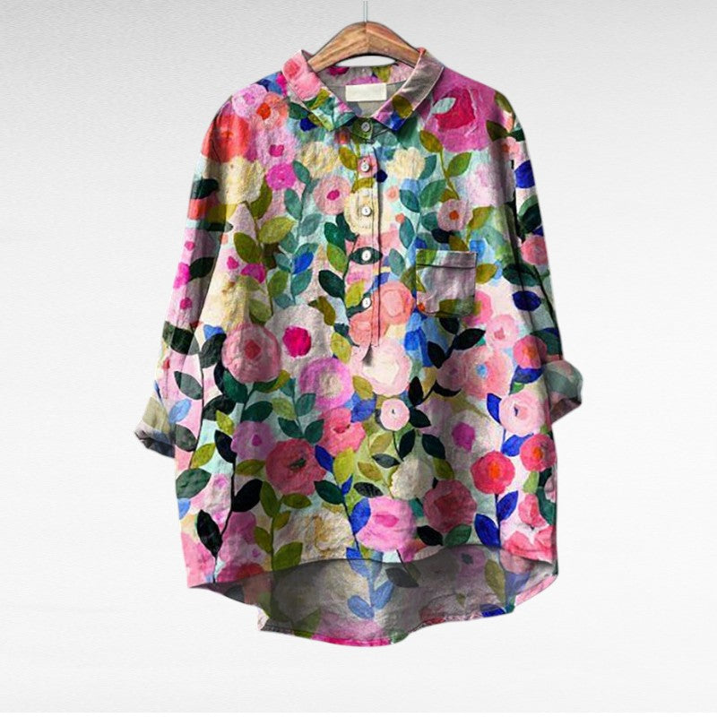 ELARA | Élégante Blouse Vintage