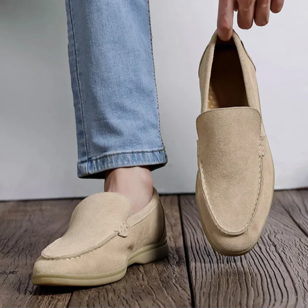 BAPTISTE | Mocassins en suède premium