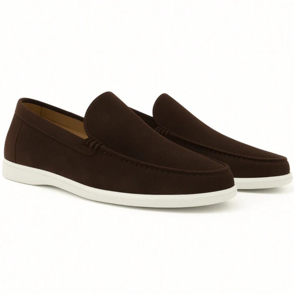 MAXIMILIEN | Mocassins Élégants en Daim
