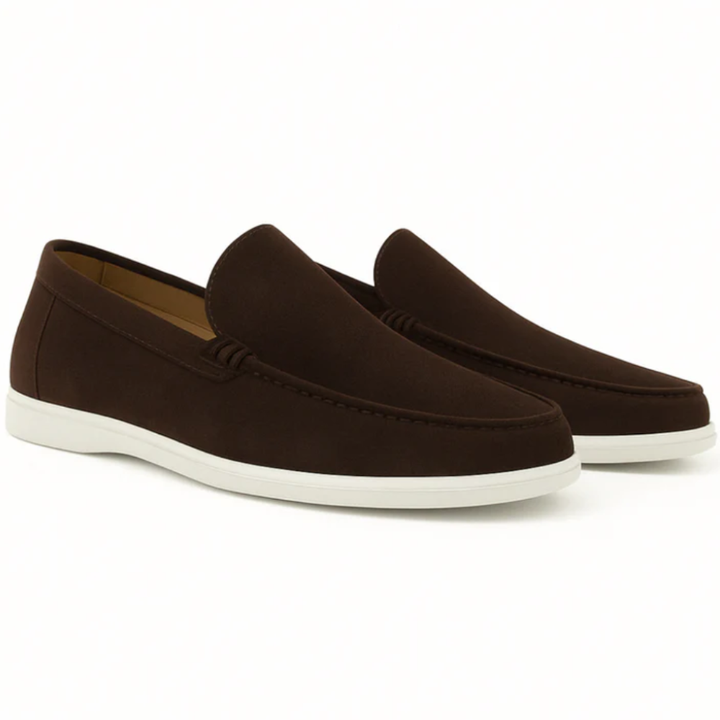 MAXIMILIEN | Mocassins Élégants en Daim