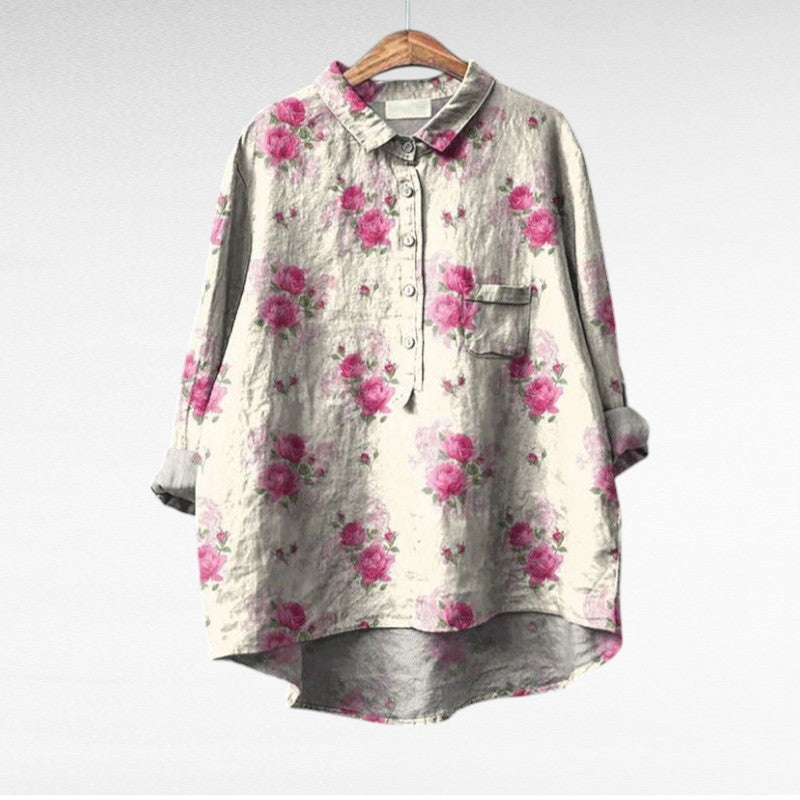 ELARA | Élégante Blouse Vintage