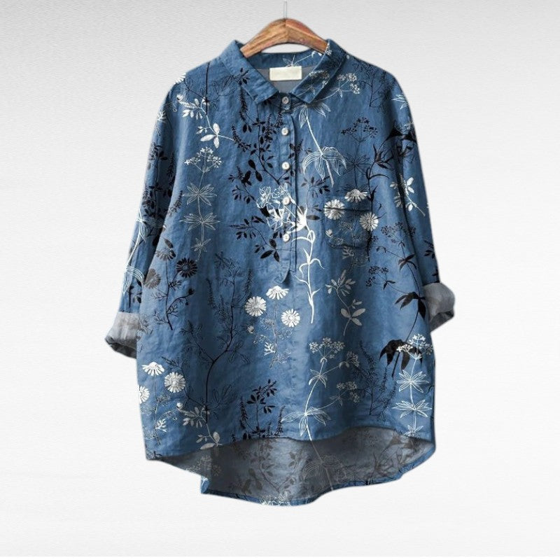 ELARA | Élégante Blouse Vintage