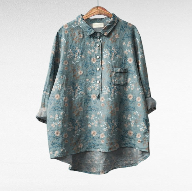 ELARA | Élégante Blouse Vintage