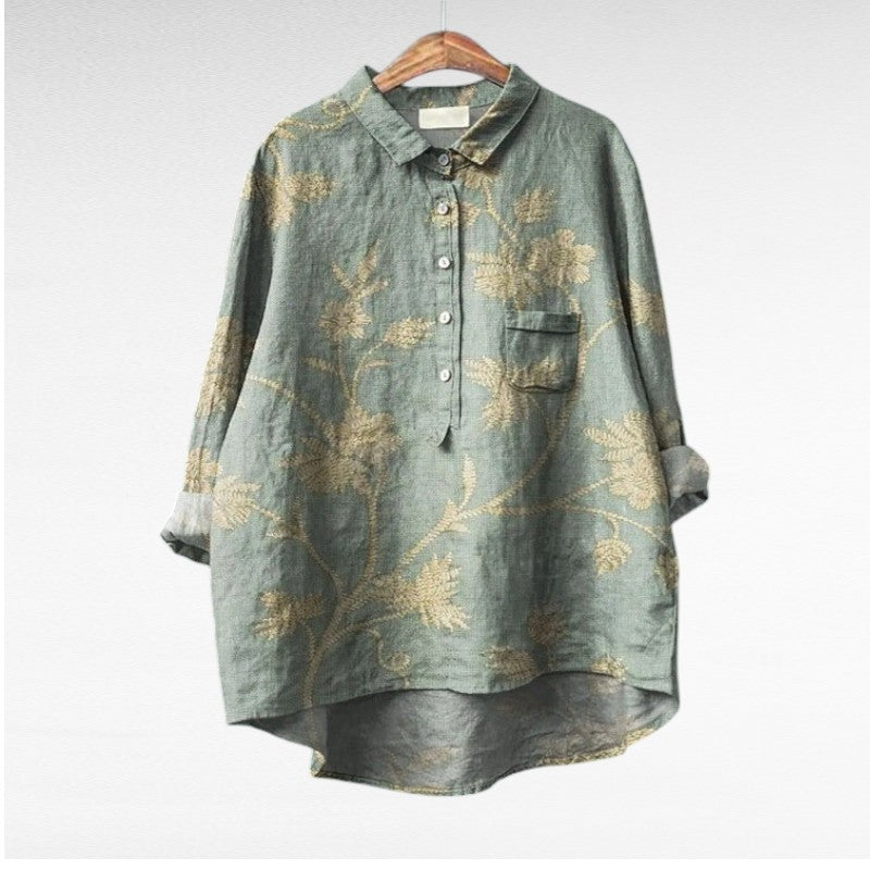 ELARA | Élégante Blouse Vintage