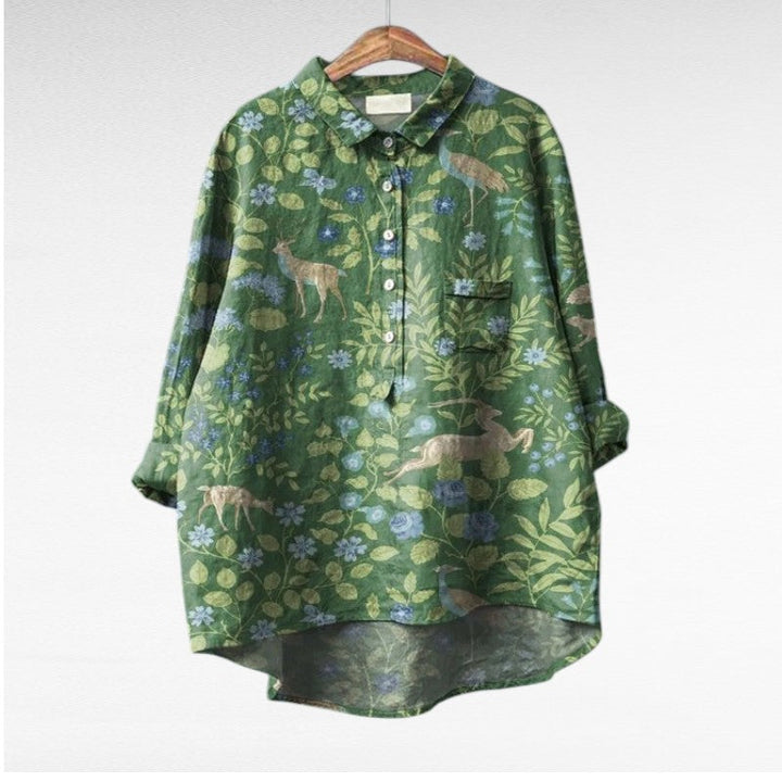 ELARA | Élégante Blouse Vintage