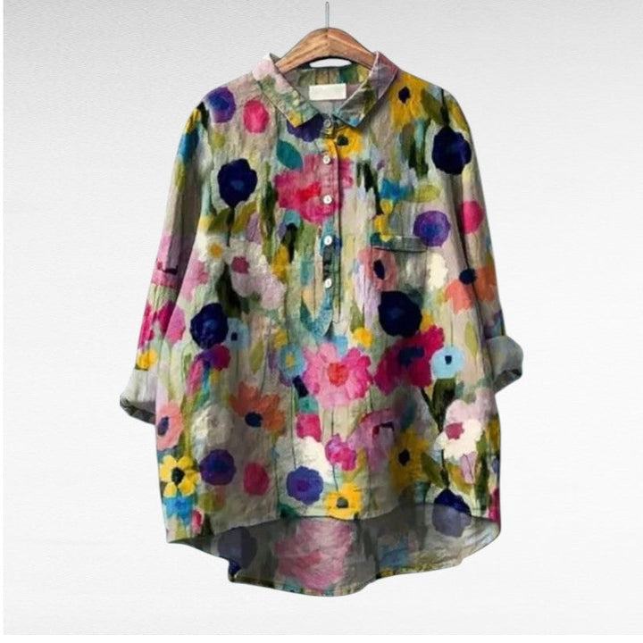ELARA | Élégante Blouse Vintage
