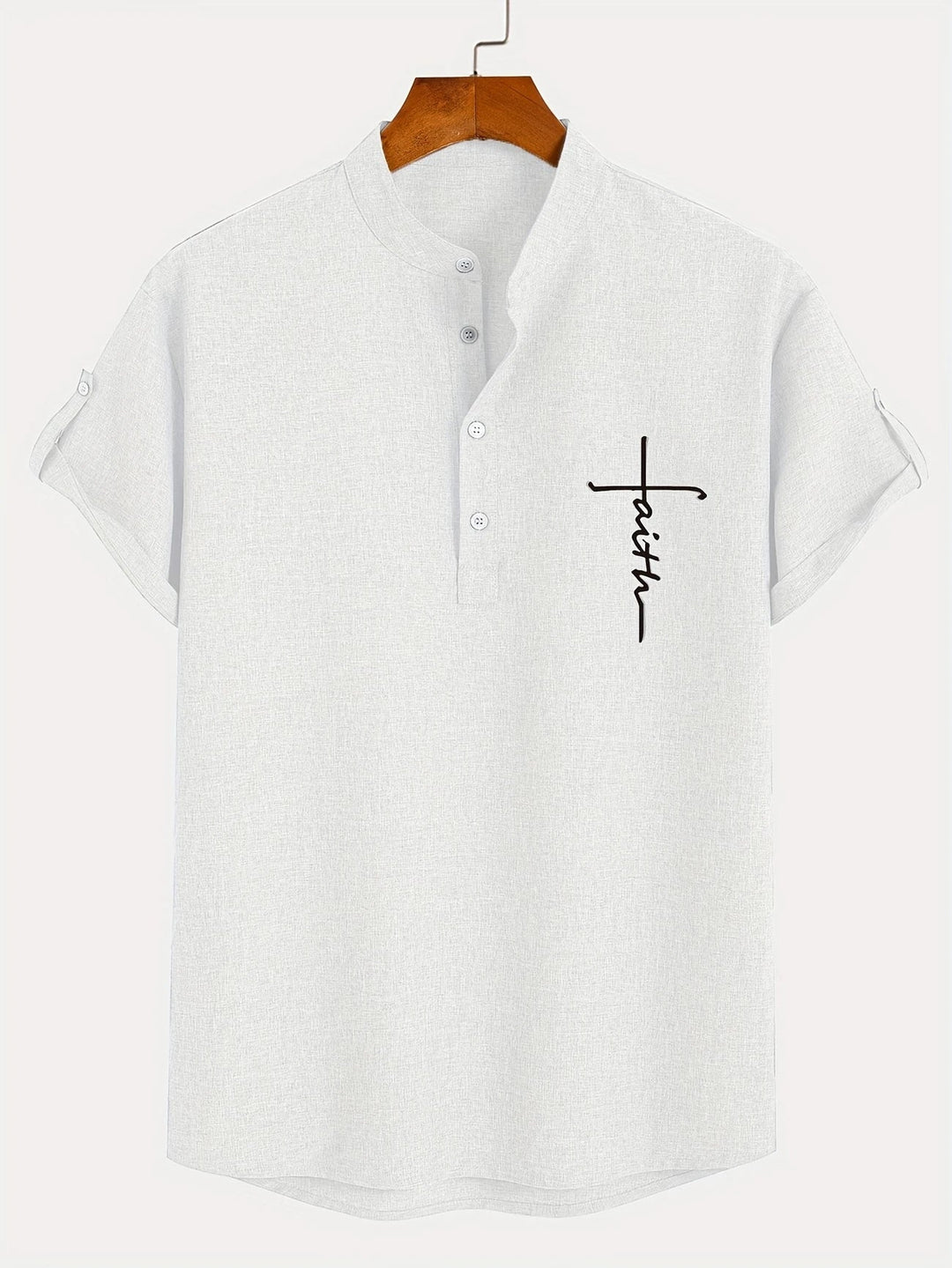 MARCEL | Chemise élégante à manches courtes et col montant