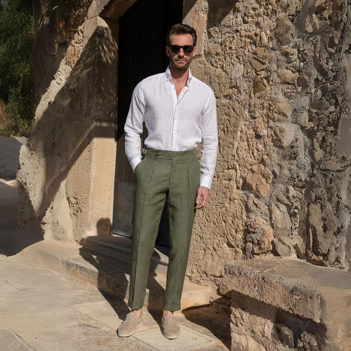 VALENTIN | Pantalon en lin Gold Coast