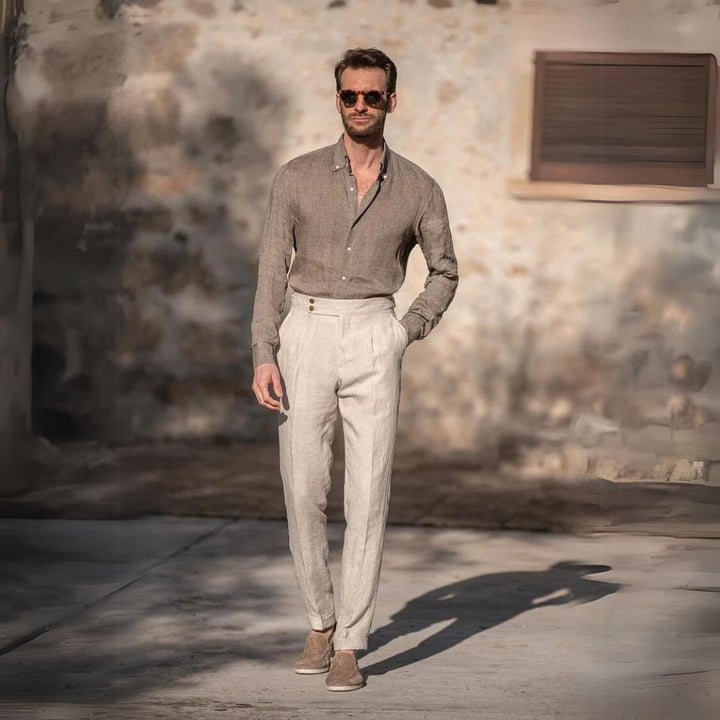VALENTIN | Pantalon en lin Gold Coast