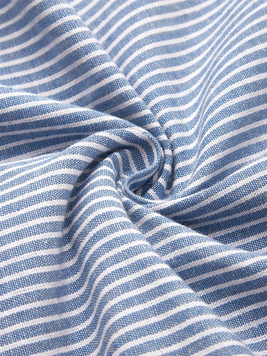 Mathilde | Robe midi rayée