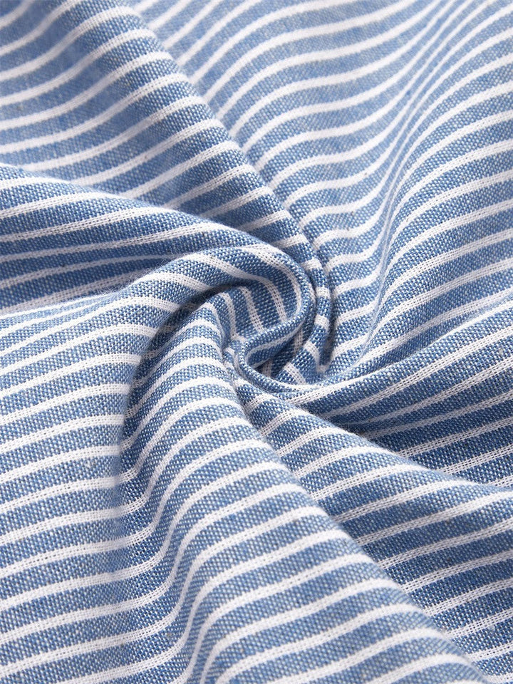 Mathilde | Robe midi rayée
