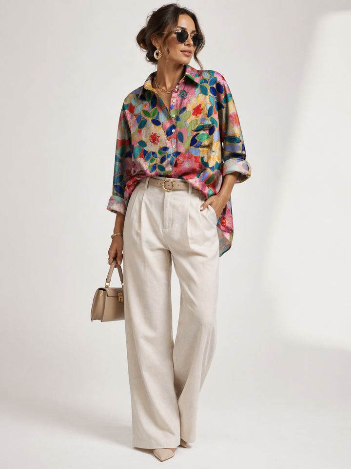 ELARA | Élégante Blouse Vintage