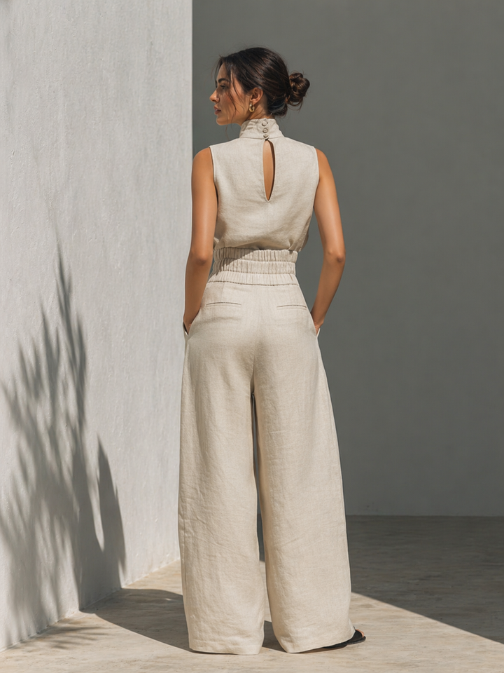 VIVIENNE - Ensemble Minimaliste en Coton
