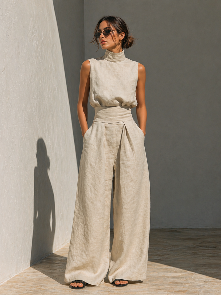 VIVIENNE - Ensemble Minimaliste en Coton