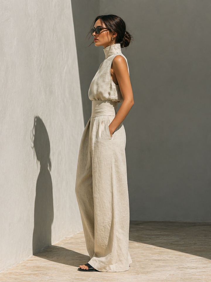 VIVIENNE - Ensemble Minimaliste en Coton