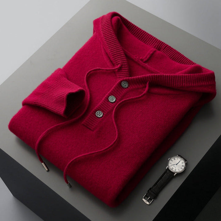 RAPHAËL | Hoodie élégant en laine mérino