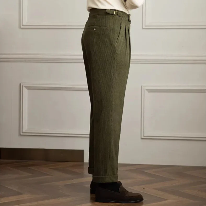 ÉTIENNE | Pantalon en velours côtelé de qualité supérieure