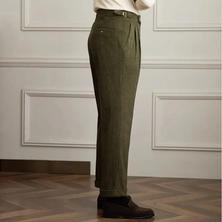 ÉTIENNE | Pantalon en velours côtelé de qualité supérieure