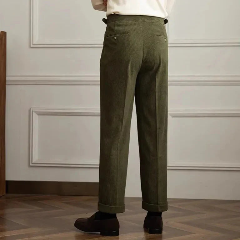 ÉTIENNE | Pantalon en velours côtelé de qualité supérieure