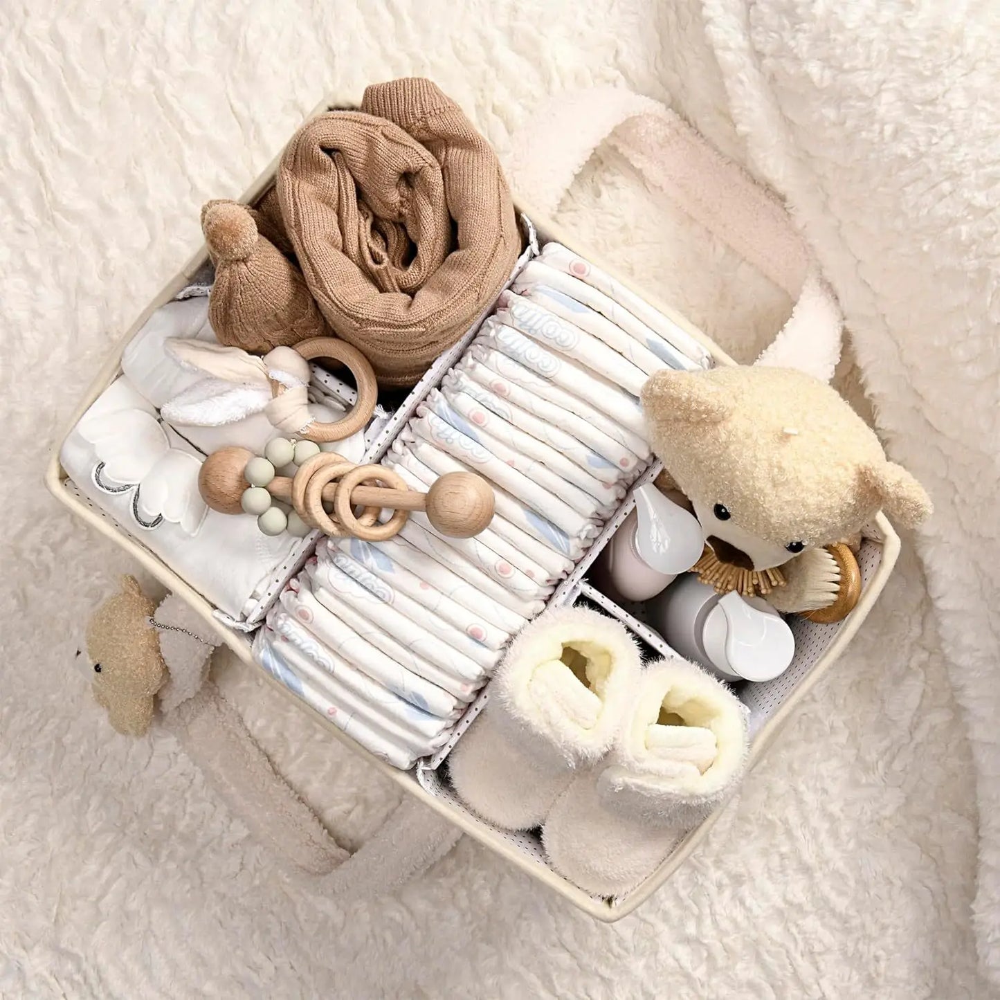 Luxe Baby Organizer – Stijlvolle Opbergoplossing voor Drukke Ouders