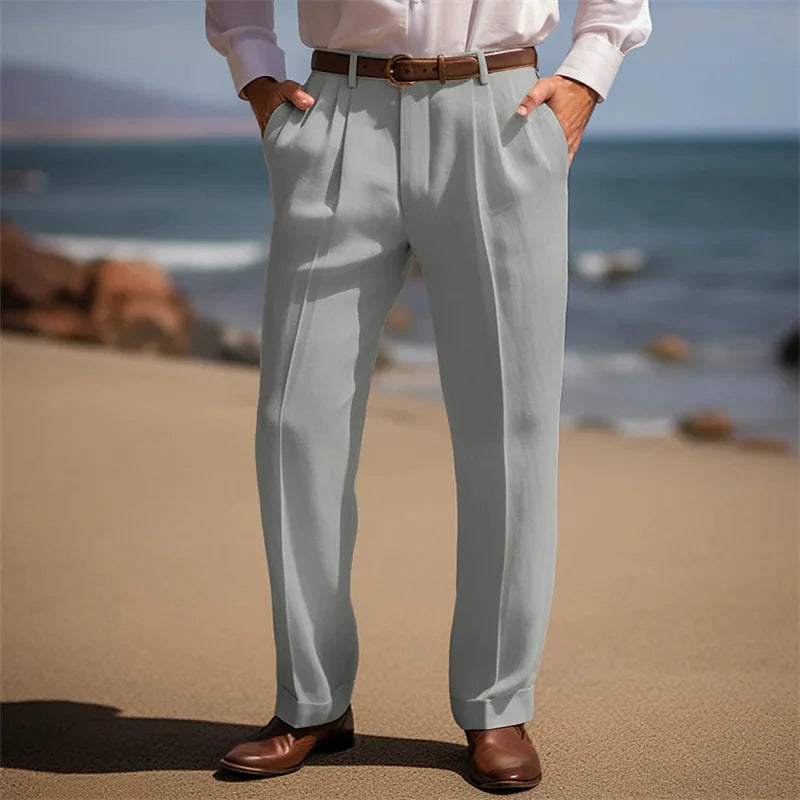 ROMAIN | Pantalon de lin élégant