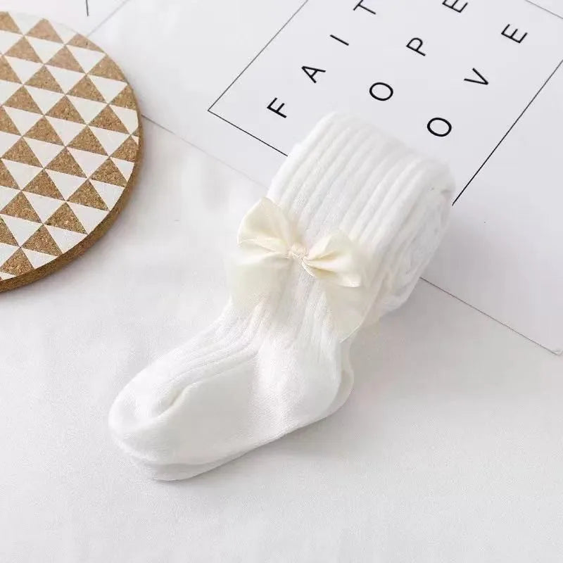 Meisjesmaillot met Strik – Zachte en Warme Panty voor Kinderen