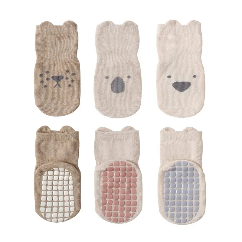 Babysokken Set – Schattige en Antislip Sokken voor Kleintjes