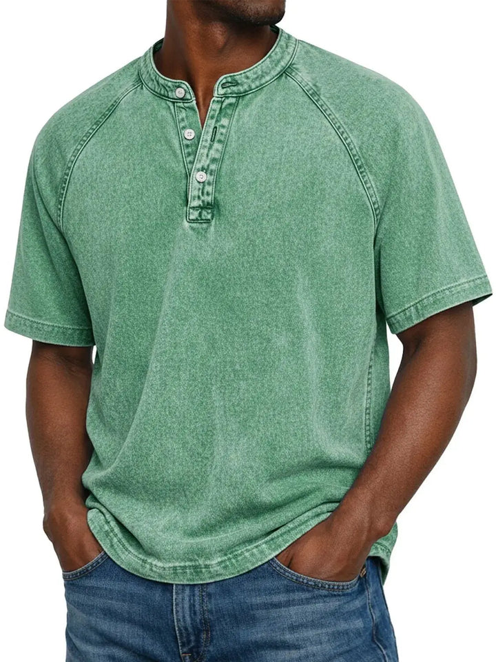 NATHAN | Chemise vintage boutonnée pour homme