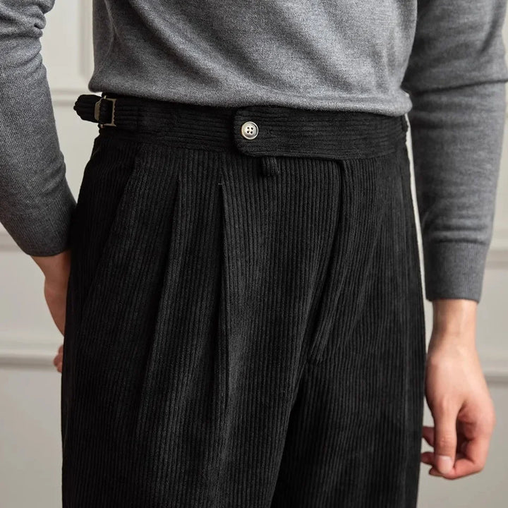 ÉTIENNE | Pantalon en velours côtelé de qualité supérieure