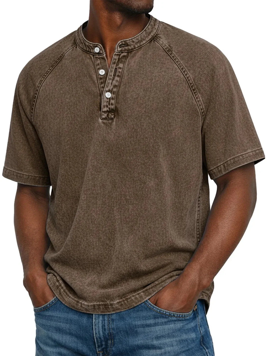 NATHAN | Chemise vintage boutonnée pour homme