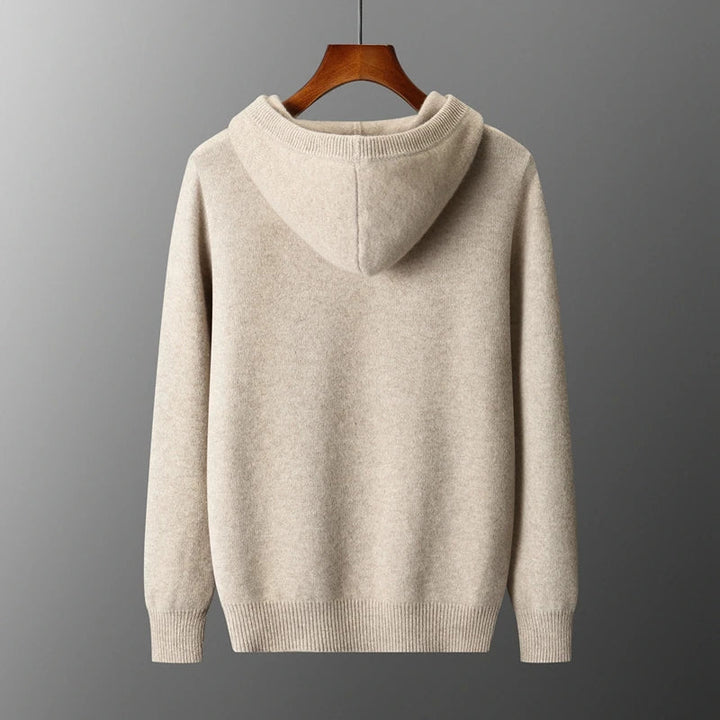 RAPHAËL | Hoodie élégant en laine mérino