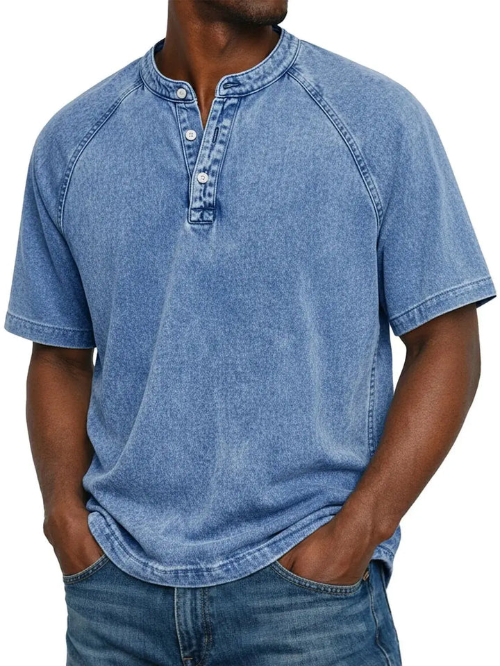 NATHAN | Chemise vintage boutonnée pour homme