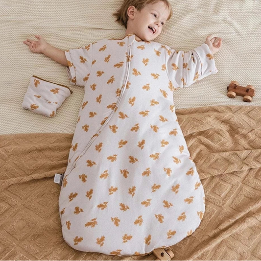 Warme Baby Slaapzak met Afneembare Mouwen – Comfortabel en Veilig in de Winter