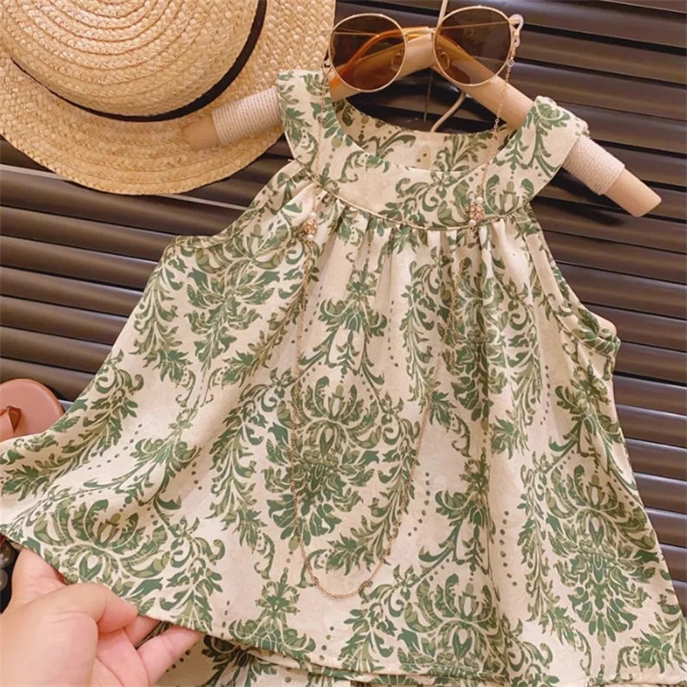 Schattige Bloemen Set voor Meisjes – Stijlvol en Luchtig voor de Zomer