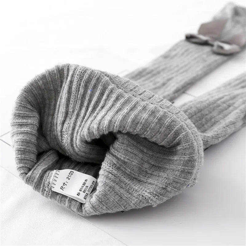 Meisjesmaillot met Strik – Zachte en Warme Panty voor Kinderen