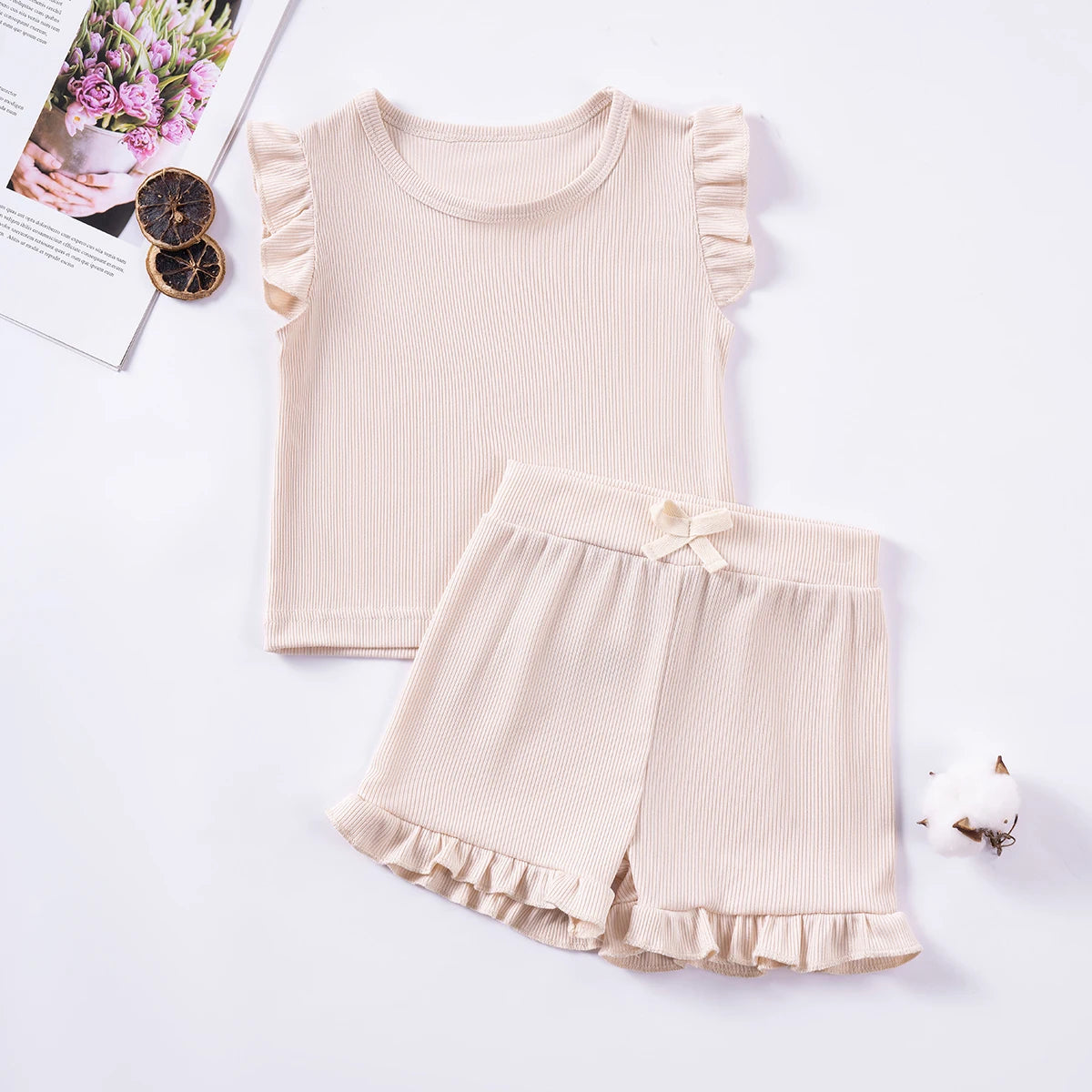 Zomerset voor Meisjes – Comfortabele en Stijlvolle Tweedelige Outfit
