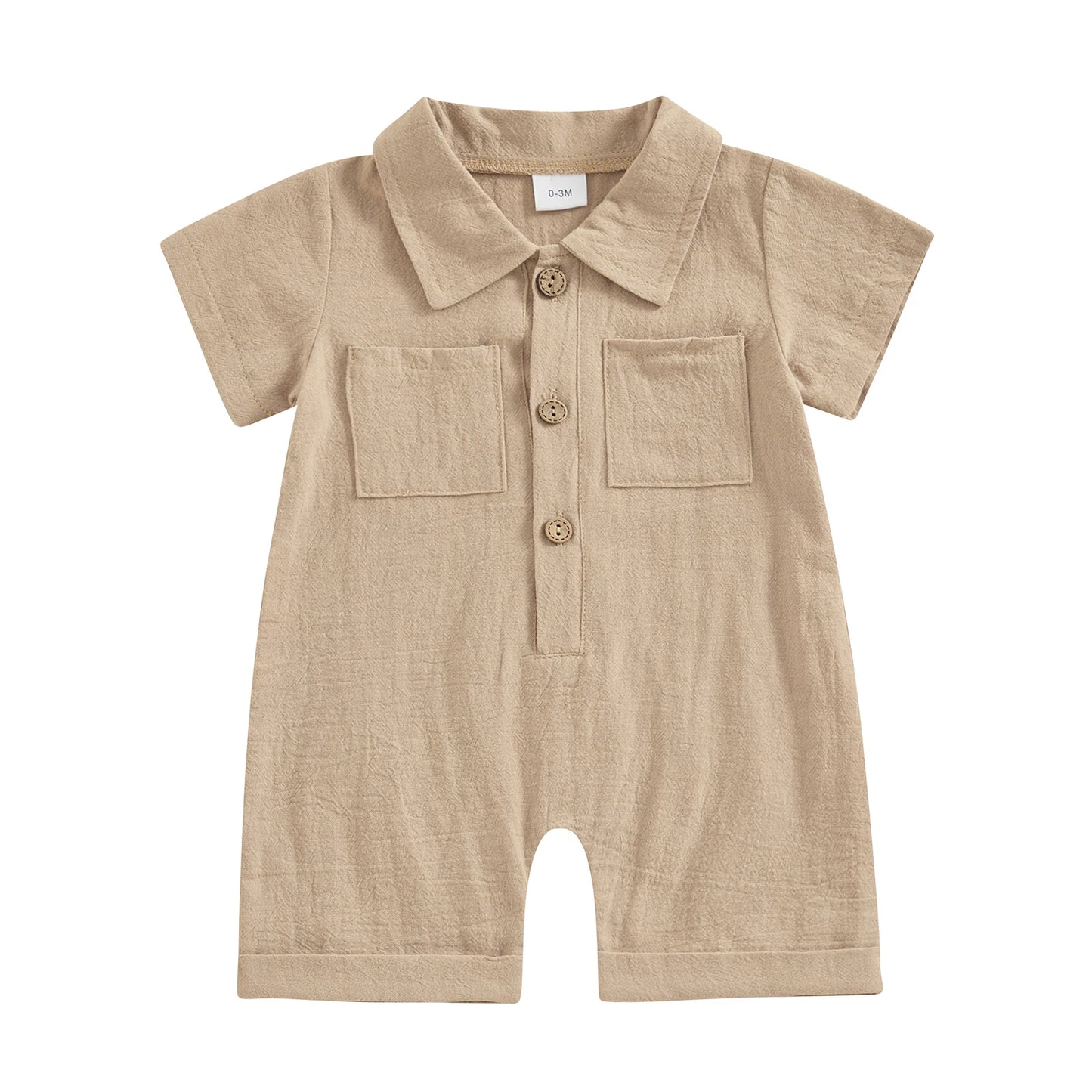 Baby Jumpsuit – Stijlvolle en Comfortabele Katoen-Linnen Romper