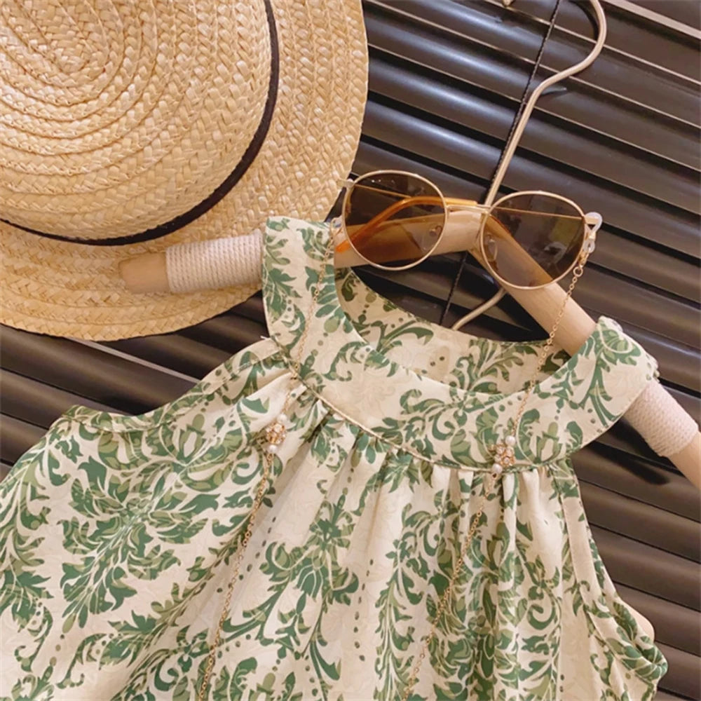 Schattige Bloemen Set voor Meisjes – Stijlvol en Luchtig voor de Zomer