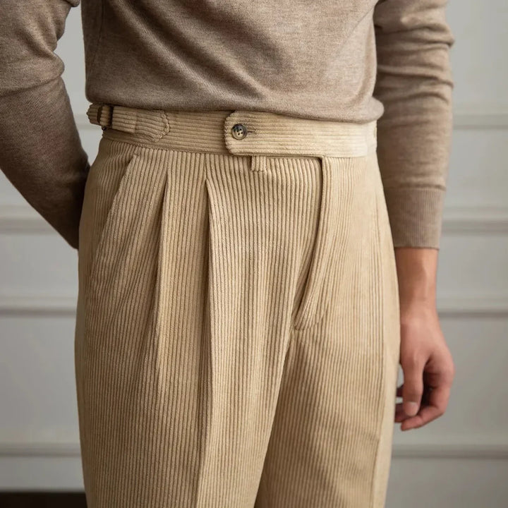 ÉTIENNE | Pantalon en velours côtelé de qualité supérieure