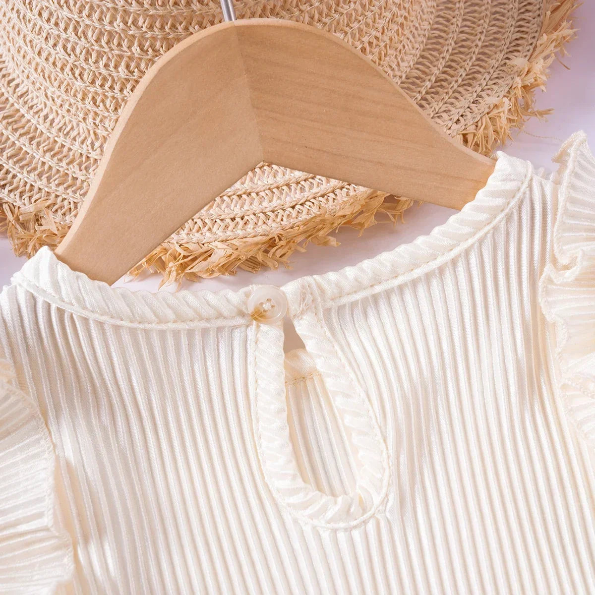 Luchtig Tweedelig Meisjes Setje – Zacht en Stijlvol voor de Zomer