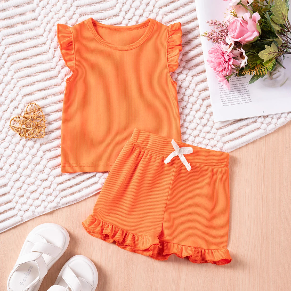 Zomerset voor Meisjes – Comfortabele en Stijlvolle Tweedelige Outfit