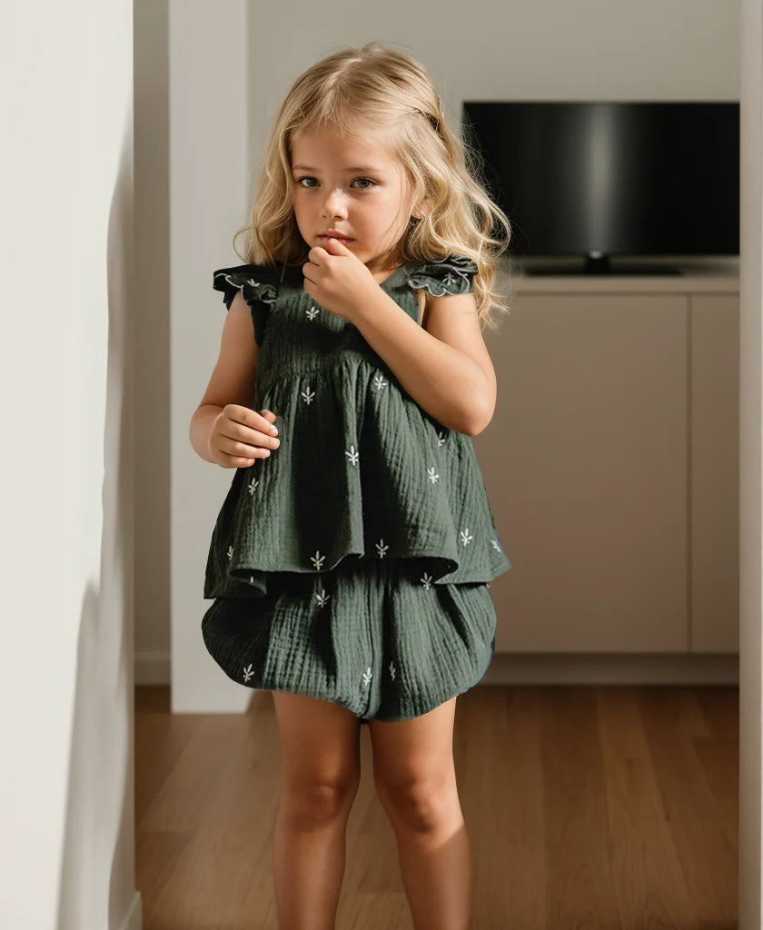 Zomerset voor Babymeisjes – Schattige en Comfortabele Katoenen Outfit