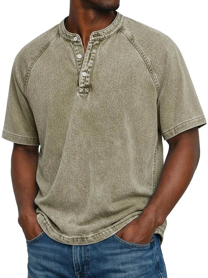 NATHAN | Chemise vintage boutonnée pour homme